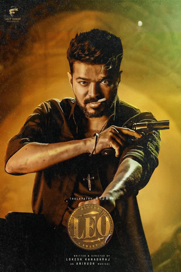 Leo (2023) Hindi Dubbed Hindi Tamil UNCUT Netflix Movie Poster - CineFreak