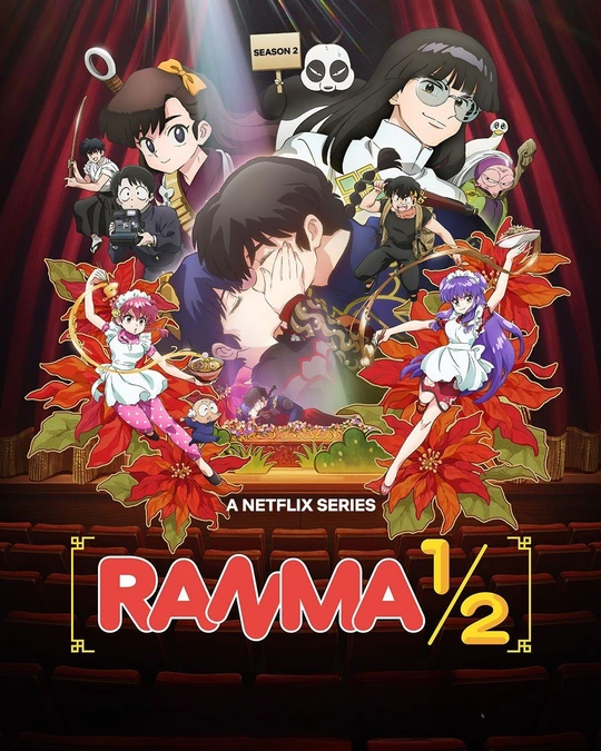 Ranma1 2 (2025) Season 2 Hindi Dubbed English Dual Audio Anime Web Series Movie Poster - CineFreak