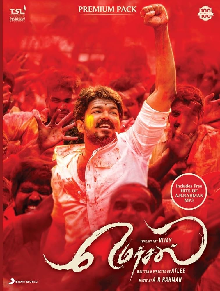 Mersal (2017) Hindi Dubbed Hindi Dubbed Tamil UNCUT TRUE Movie Poster - CineFreak