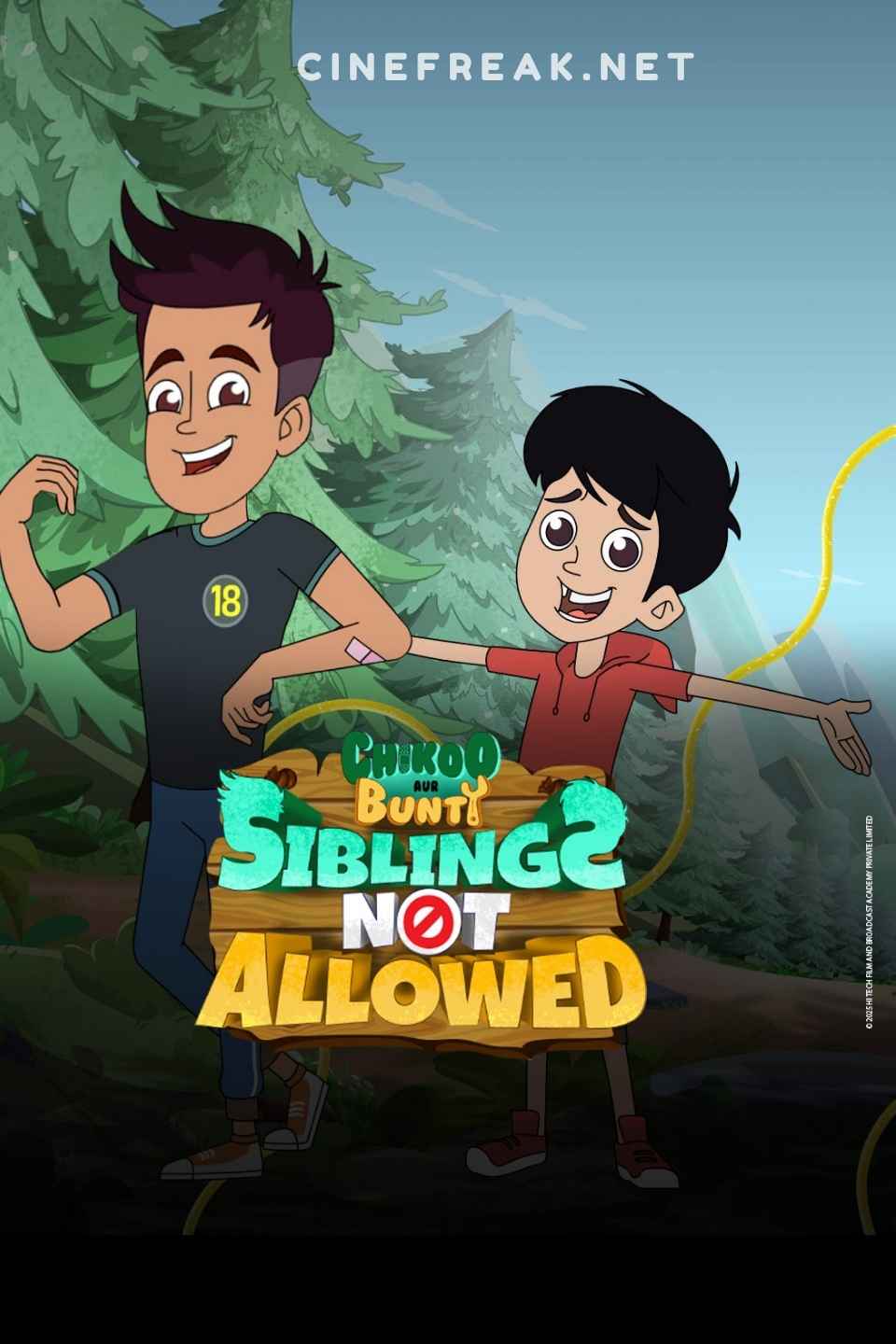 Chikoo aur Bunty Siblings Not allowed (2025) Bengali Dubbed Hindi (Dual Audio) Movie Poster - CineFreak