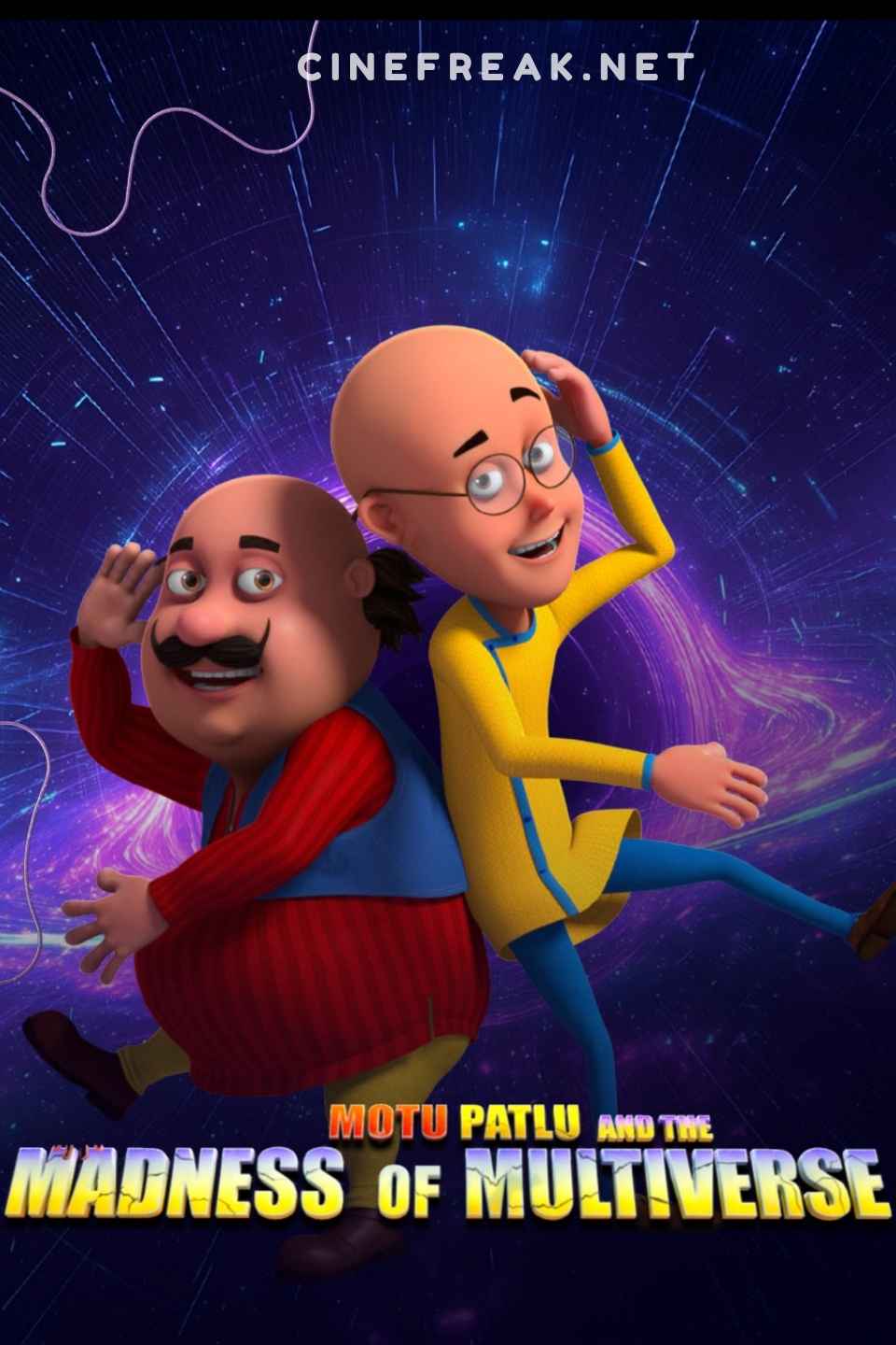 Motu Patlu The Madness Of Multiverse (2025) Bengali Dubbed Hindi (Dual Audio) Movie Poster - CineFreak